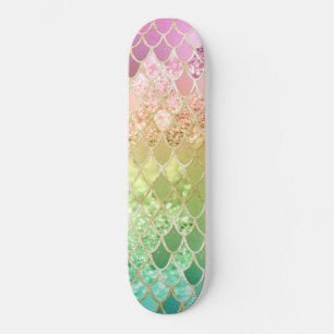 Rainbow Princess Glitzer Scales #1 Skateboard