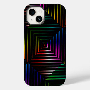 Rainbow Prism auf schwarz Case-Mate iPhone 14 Hülle