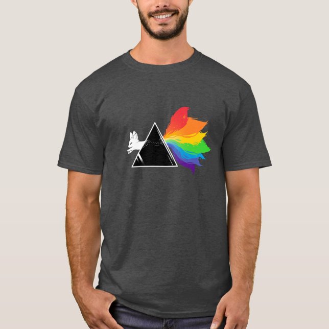 Rainbow Prism Fox T - Shirt (Vorderseite)