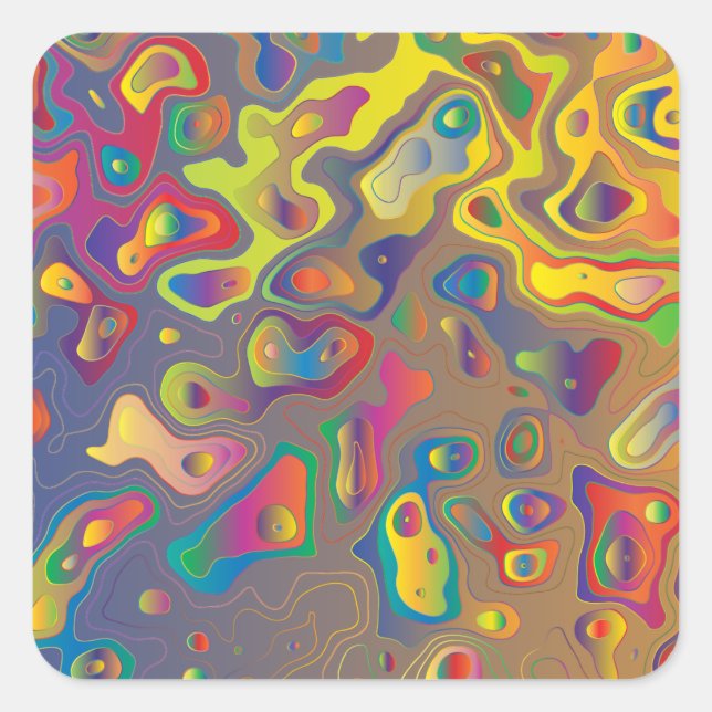 Rainbow Prism Wassertropfen Aufkleber (Vorderseite)