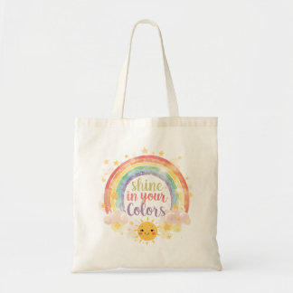Rainbow Prix Art in Ihren Farben Tragetasche
