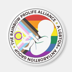 Rainbow Pro Life Alliance Magnete