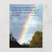 Rainbow Promise, Genesis 9/13 | Postkarte