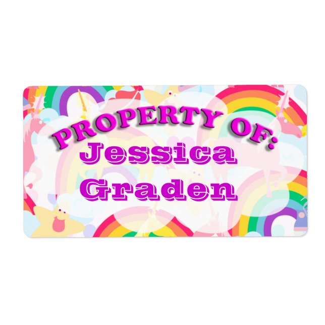 Rainbow Property of Niedlich Fun Happy Art (Vorne)