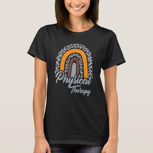 Rainbow PT PTA Therapie Physiotherapeut T-Shirt (Vorderseite)