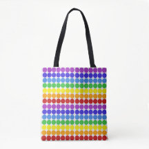 Rainbow-Punkte-Kreise farbenfroh auf weißen Afridr