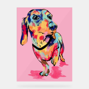 Rainbow Pup Acrylschild