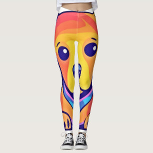 Rainbow Puppy-Liebe Leggings