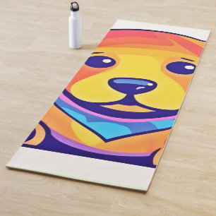 Rainbow Puppy-Liebe Yogamatte