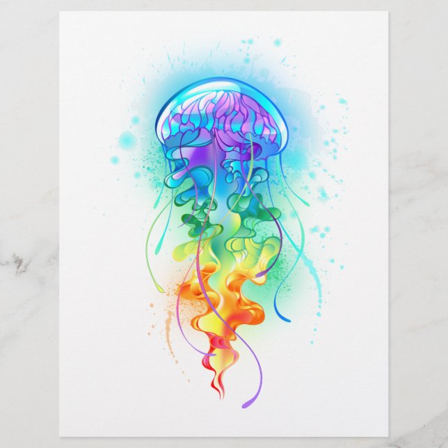 Rainbow-Qualle Flyer (Vorne)