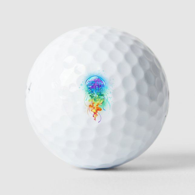 Rainbow-Qualle Golfball (Vorderseite)