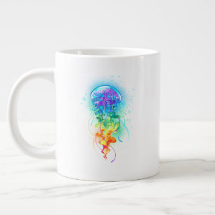 Rainbow-Qualle Jumbo-Tasse