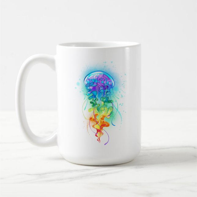 Rainbow-Qualle Kaffeetasse (Links)