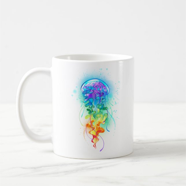 Rainbow-Qualle Kaffeetasse (Links)