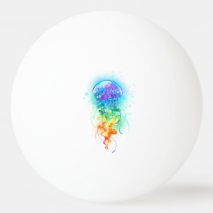Rainbow-Qualle Tischtennisball