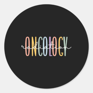 Rainbow Radiation Oncology Nurse Radiologic Techno Runder Aufkleber