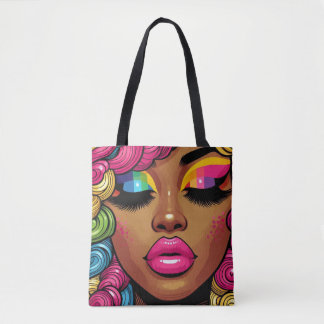 Rainbow Radiation Tote Bag