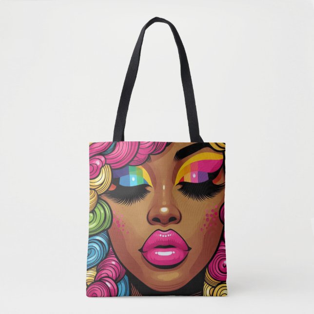Rainbow Radiation Tote Bag (Vorderseite)
