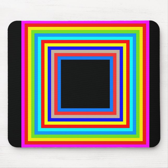 Rainbow-Rahmen Mousepad (Vorne)