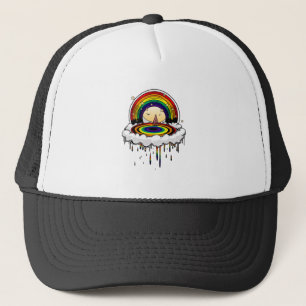 Rainbow Rain Truckerkappe