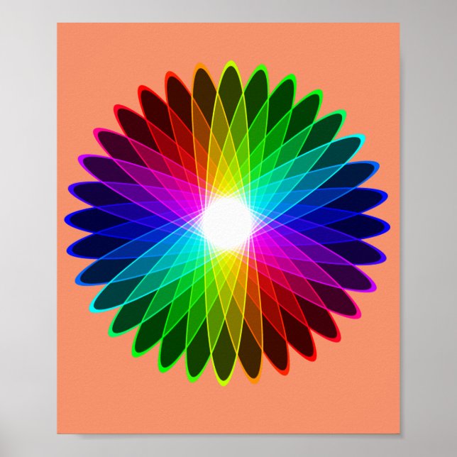 Rainbow Rainbow Halo Poster (Vorne)