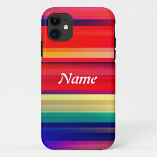 Rainbow-Rainbow-Personalisierung von Namen oder In Case-Mate iPhone Hülle