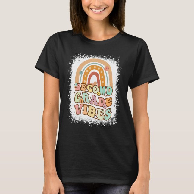 Rainbow Rainbow Rainbow Retro 1. Tag T-Shirt (Vorderseite)