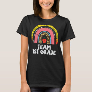 Rainbow-Rainbow-Rainbow-Team 1. Klasse T-Shirt