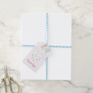 Rainbow Raindrop Kinderdusche Sprinkle Geschenkanhänger