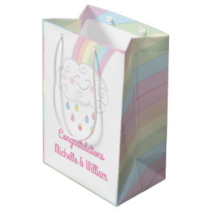 Rainbow Raindrop Kinderdusche Sprinkle Mittlere Geschenktüte