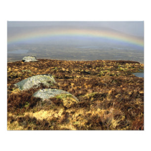 Rainbow Rannoch Moor Postcard Poster Foto Block C