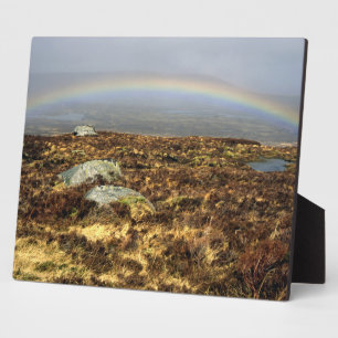Rainbow Rannoch Moor Postcard Poster Fotoplatte