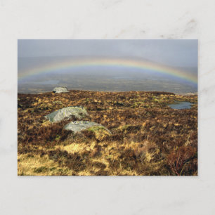Rainbow Rannoch Moor Postkarte