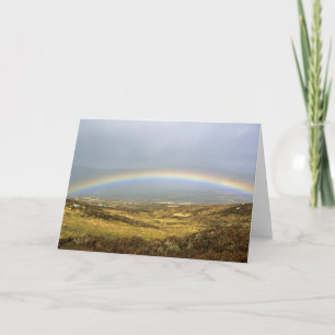 Rainbow Rannoch Moor Scotland Postcard Karte