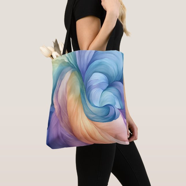 Rainbow-Rauch-Swirbelmuster (Von Nahem)