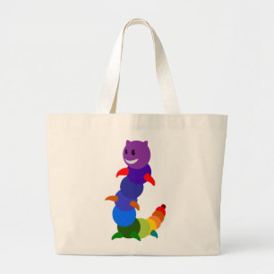 RAINBOW-RAUPE JUMBO STOFFBEUTEL