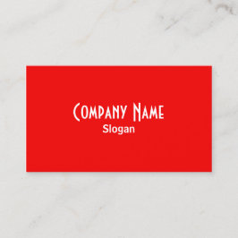 Rainbow Red Visitenkarte