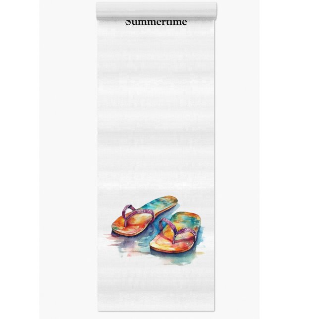 Rainbow Reef Flip Flops, individuell Yogamatte (Von Creator hochgeladen)