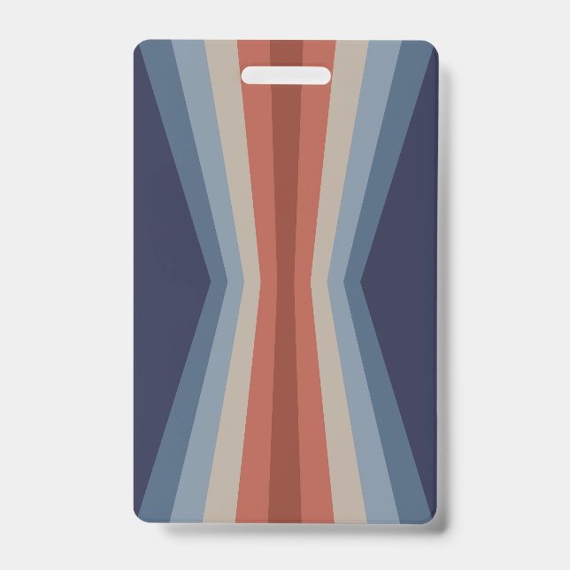 Rainbow-Reflektion im Retrostil Ausweis (Vorderseite)