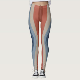 Rainbow-Reflektion im Retrostil Leggings