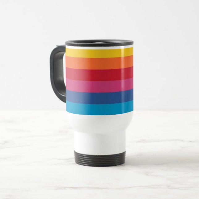 Rainbow Reisebecher (Vorderseite Links)