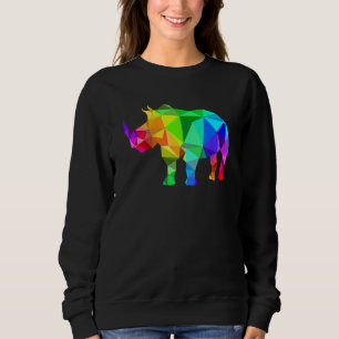 Rainbow Rhino Sweatshirt