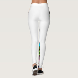 "Rainbow Rhythms: Multicolored Mirage Leggings" Leggings
