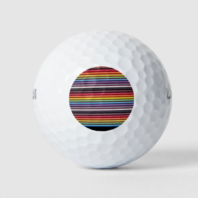 Rainbow Ribbon Cable Golf Ball (Vorderseite)