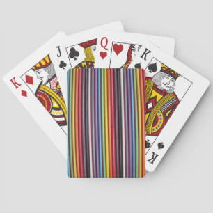 Rainbow Ribbon Cable Texture Cards Spielkarten