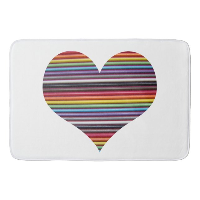Rainbow Ribbon-Kabel Badematte (Vorderseite)