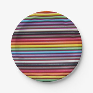 Rainbow Ribbon-Kabel Pappteller
