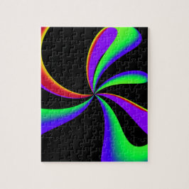 Rainbow Ribbon Swirl Puzzle