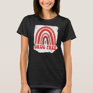 Rainbow Ribbon Weekly Awareness Pill Liebe Rotes H T-Shirt