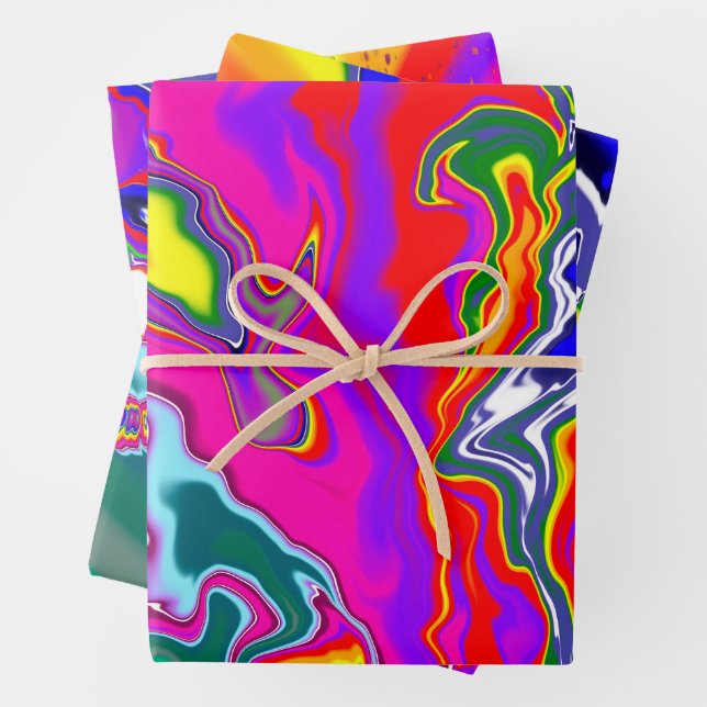 Rainbow River Geschenkpapier Set (Beispiel)